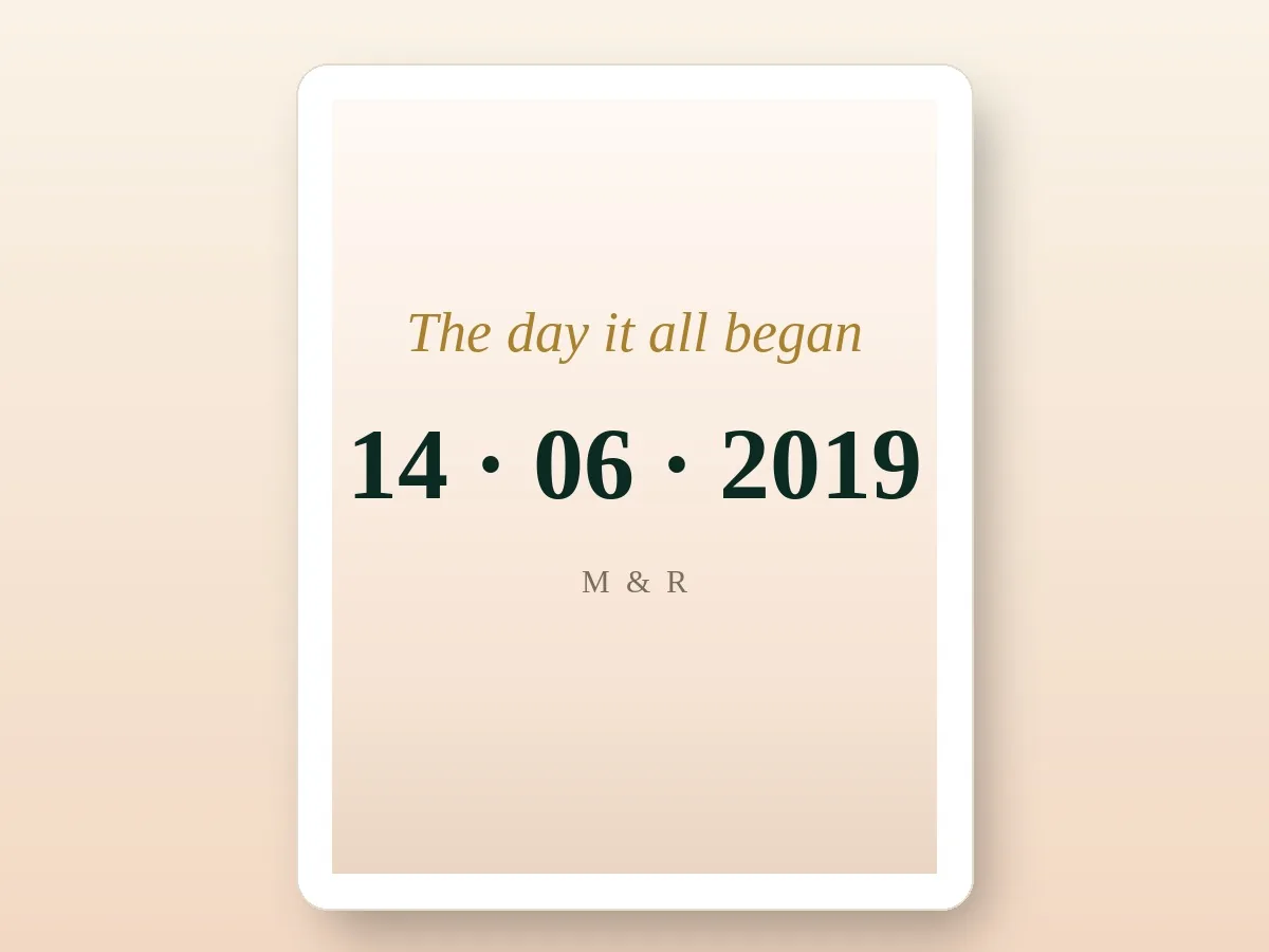 Special Dates